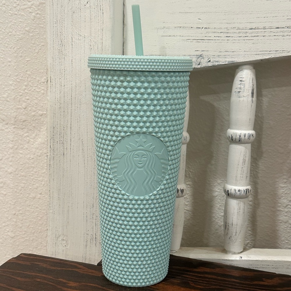 Starbucks Matte Teal Mint Green Studded Tumbler Venti